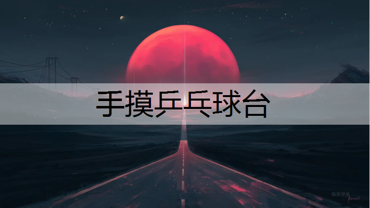 手摸乒乓球台