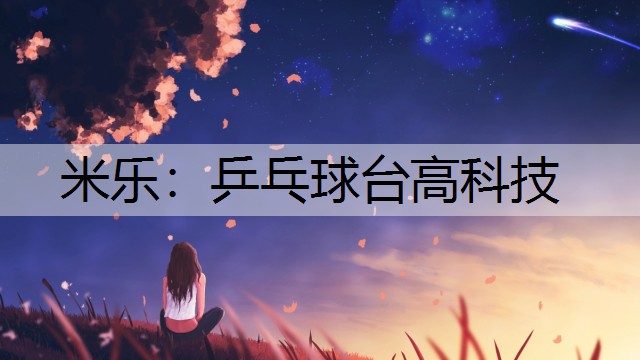 乒乓球台高科技