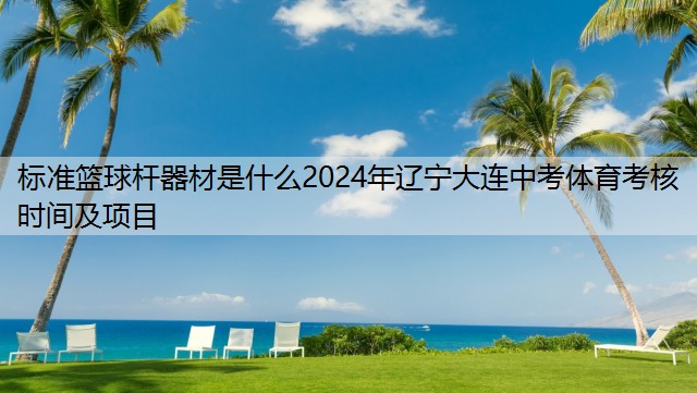 标准篮球杆器材是什么2024年辽宁大连中考体育考核时间及项目